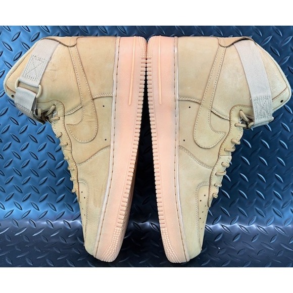 Nike Air Force 1 High Wheat (2016) 882096-200 Mens Leather sneakers size 12 - Picture 6 of 8